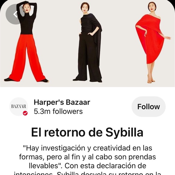 Sybilla 2015 Collection Red Pants Size 42 Vintage - Picture 16 of 16